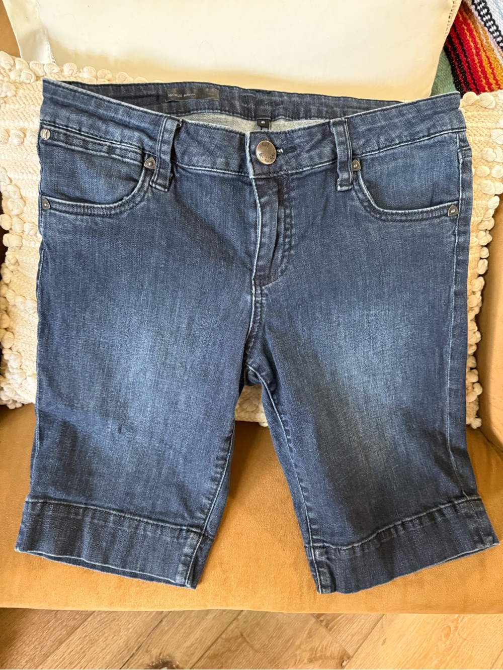 KanCan Dark Blue Denim Jean Shorts